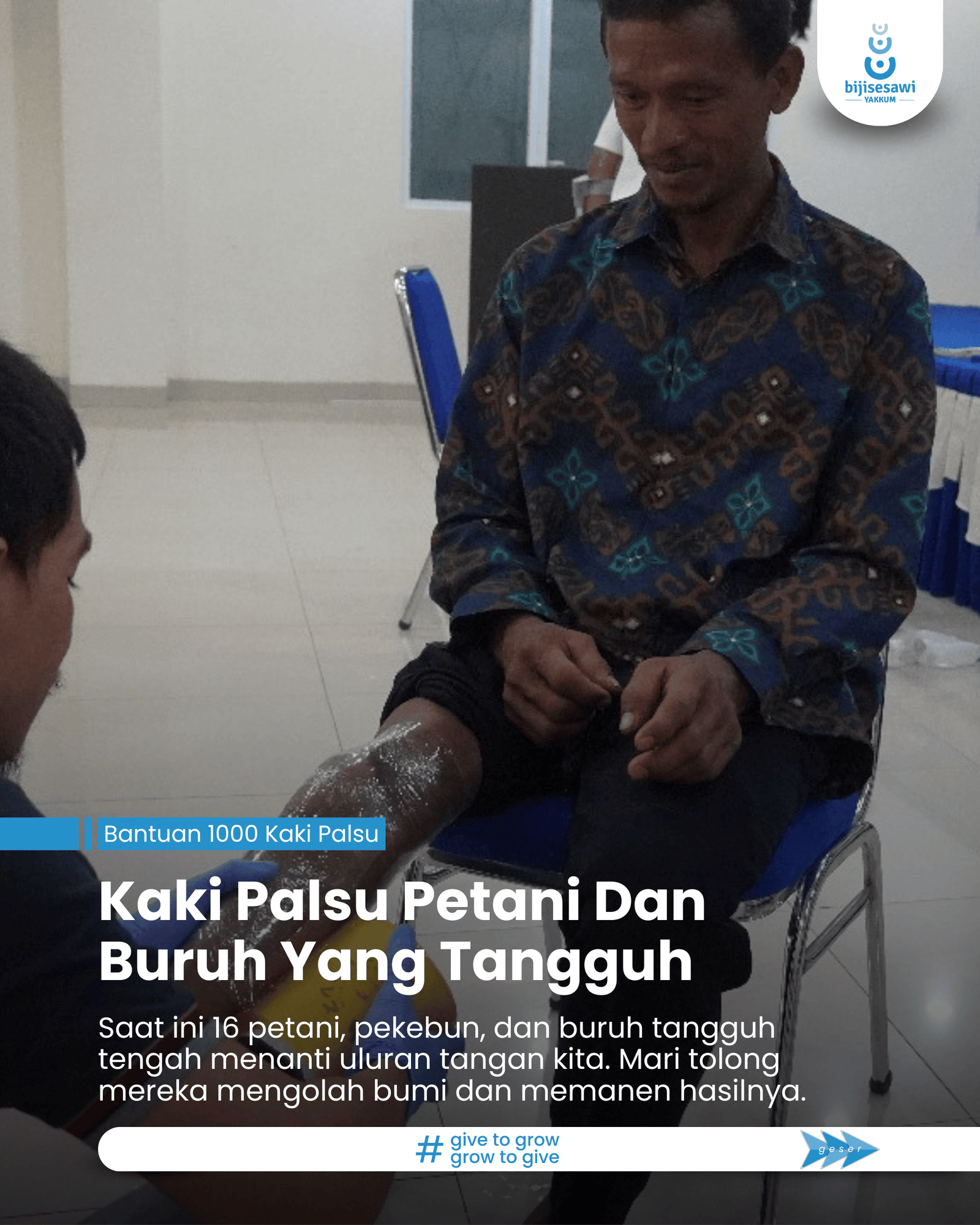 Kaki Palsu Petani Dan Buruh Yang Tangguh