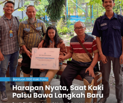 Harapan Nyata, Saat Kaki Palsu Bawa Langkah Baru