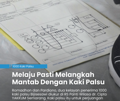 Melaju Pasti Melangkah Mantab Dengan Kaki Palsu.